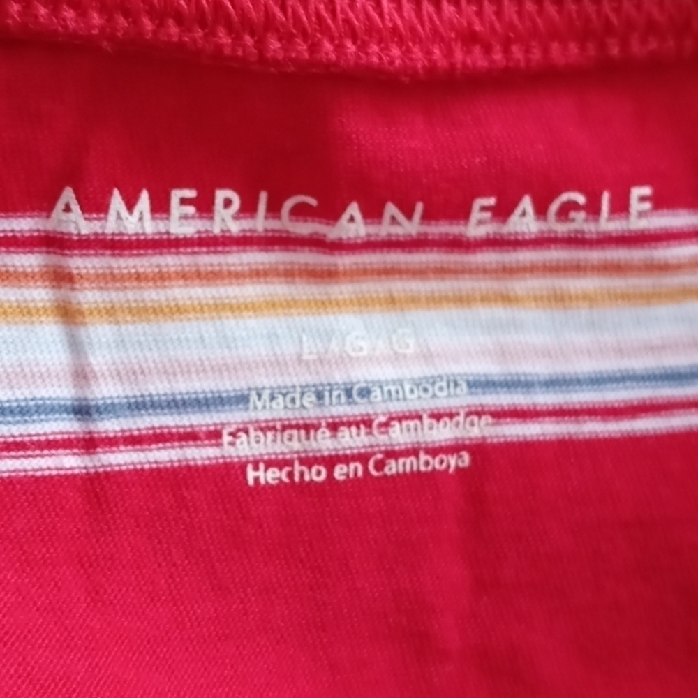 American Eagle large cropped t-shirt - Picture 6 of 6